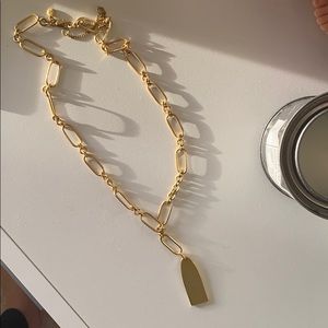Madewell tag chain linking necklace